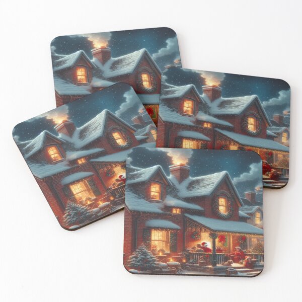 Item preview, Cozy Christmas Cottage designed and sold by GlobalMemes.