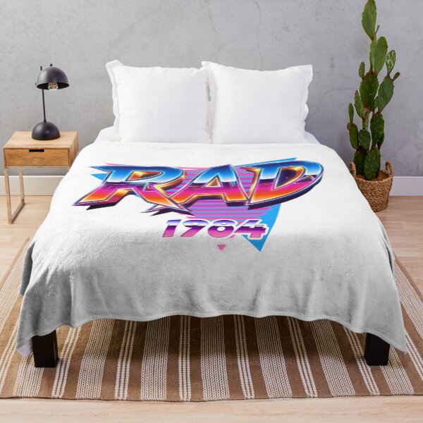 Item preview, "RAD 1984" Retro Aesthetic Design | 80s Vintage Style Art & Decor designed and sold by WHITE FLAME PRINTS.