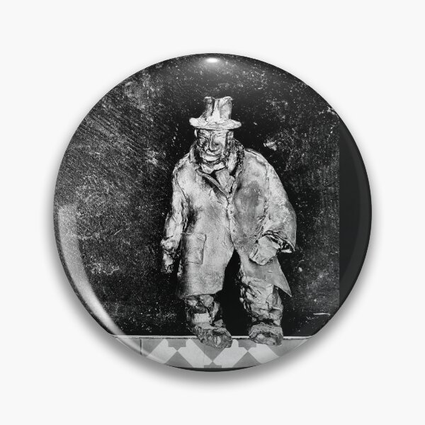 Item preview, Whimsical Metal Gentleman on Textured Wall – Urban Sculpture Art designed and sold by Lawn073.