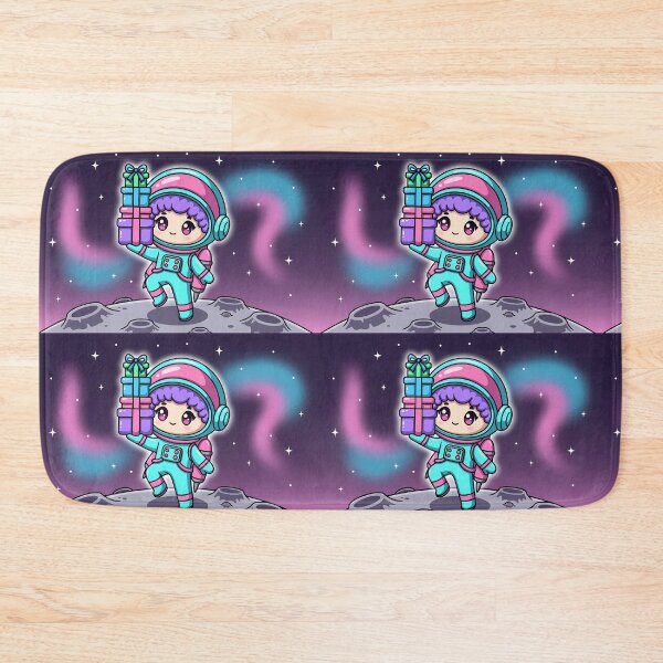Item preview, Copy of Gift Holding Astronaut Kawaii Moon Print designed and sold by NovaDigitalArt45.
