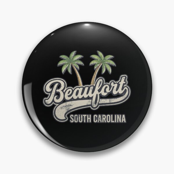 Artikelvorschau, Retro-Souvenir mit Palmenmotiven aus Beaufort, South Carolina entworfen und verkauft von w66aboo.