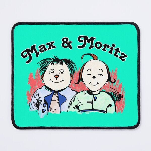 Item preview,  delight children and adults.
The design by Mallybeau Mauswohn shows the well-known portrait of Max and Moritz. Colorfully illustrated with a cute polka dot look band. An ideal look for children.
I look forward to your visit to my Redbubble shop at maus designed and sold by Mauswohn.
