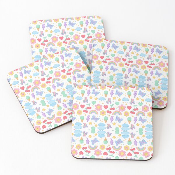 Item preview, Playful Pop-Graphic Icons Pattern — Colorful Fun Illustrations designed and sold by MiSC Studio.