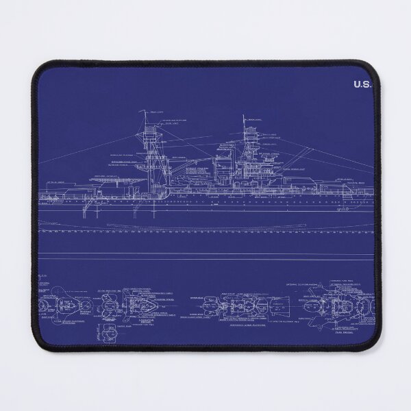 Item preview, USS Arizona Blueprint designed and sold by Historyofthesea.