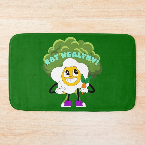 Item preview, Eat Healthy Broccoli Character-Cute Funny Vegetable Cartoon Design. designed and sold by LunaPrintCo.