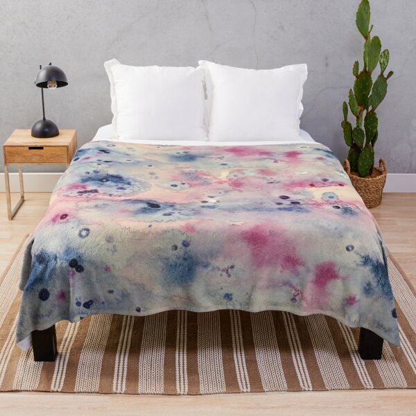 Item preview, Watercolor abstraction "Unknown Planet-3" designed and sold by VitSArt.