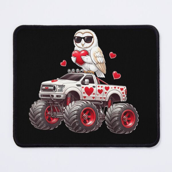 Item preview, Valentine Monster Truck Owl Lover designed and sold by salmzouriart.