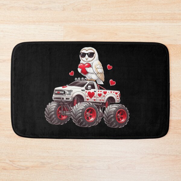 Item preview, Valentine Monster Truck Owl Lover designed and sold by salmzouriart.