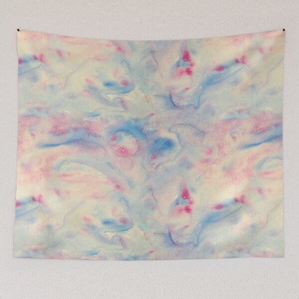 Item preview, Watercolor abstraction "Unknown Planet-1" designed and sold by VitSArt.