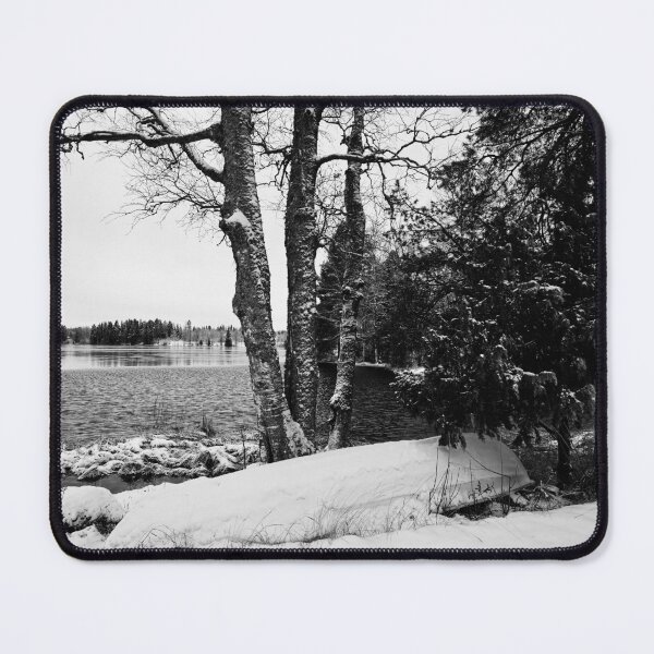 Item preview, Hidden boat. bw designed and sold by Jouko Lehto Photography.