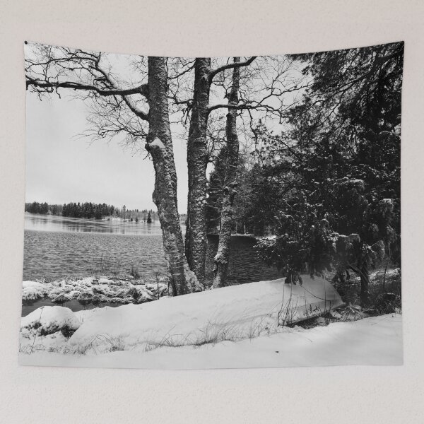Item preview, Hidden boat. bw designed and sold by Jouko Lehto Photography.