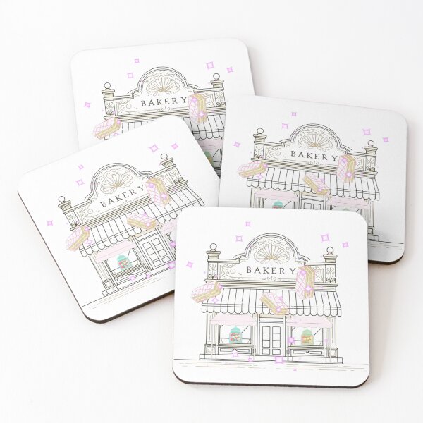 Item preview, Magical Bakery Illustration – Dreamy Cake Shop with Floating Desserts designed and sold by Sugar Wisdom .