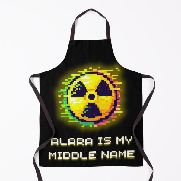 Item preview, ALARA Warning Sign - Radioactive Glitch Pixel Art Hazard designed and sold by JonyDG.