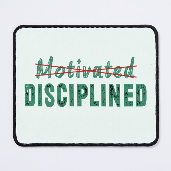 Item preview, stay disciplined not motivated designed and sold by Historia74.