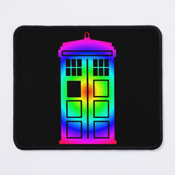 Item preview, Rainbow Police Box designed and sold by Logo-A-GoGo.