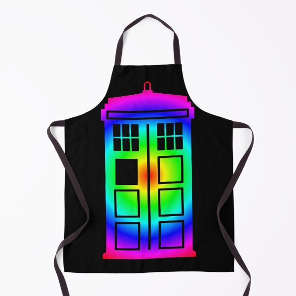 Item preview, Rainbow Police Box designed and sold by Logo-A-GoGo.