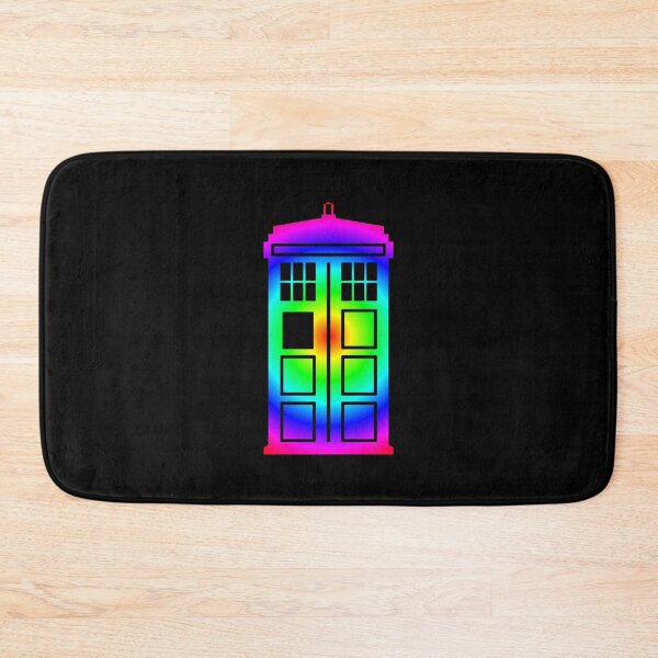 Item preview, Rainbow Police Box designed and sold by Logo-A-GoGo.