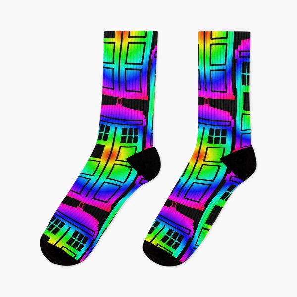 Item preview, Rainbow Police Box designed and sold by Logo-A-GoGo.