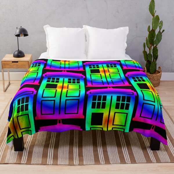 Item preview, Rainbow Police Box designed and sold by Logo-A-GoGo.