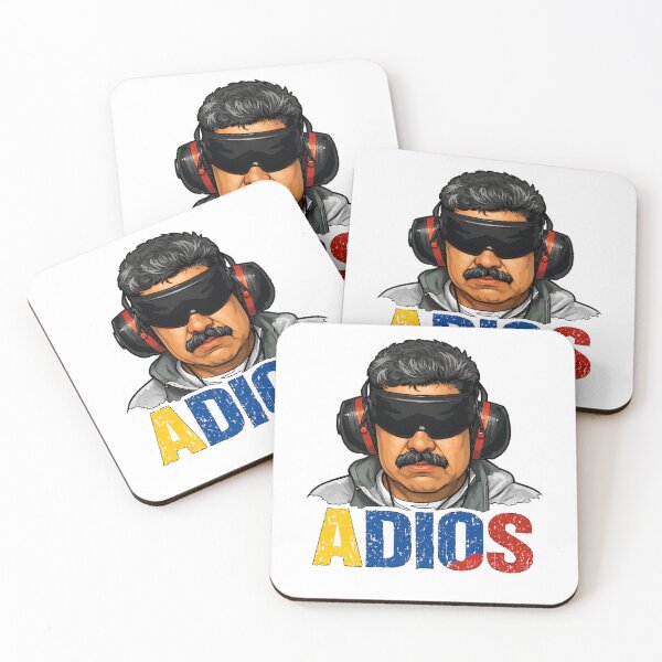 Item preview, Maduro Blindfold “ADIOS” – Venezuela Flag Colors Parody Political Meme designed and sold by The Freedom Forge.