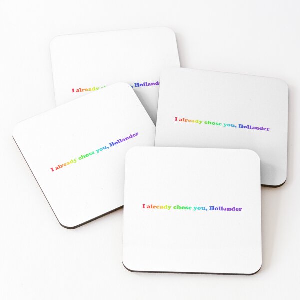 Item preview, I already chose you, Hollander - The Long Game / Rainbow, Heated Rivalry, Ilya Rozanov, Shane Hollander, Hollanov Quote Sticker designed and sold by RosefinchArt.