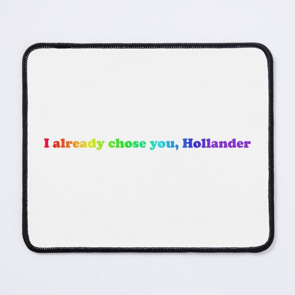 Item preview, I already chose you, Hollander - The Long Game / Rainbow, Heated Rivalry, Ilya Rozanov, Shane Hollander, Hollanov Quote Sticker designed and sold by RosefinchArt.