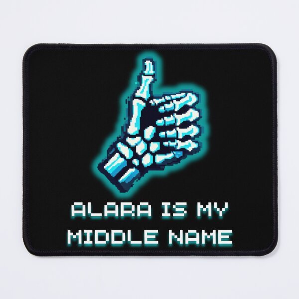 Item preview, ALARA X-Ray Skeleton - Blue Neon Pixel Art Rad Tech Gift designed and sold by JonyDG.