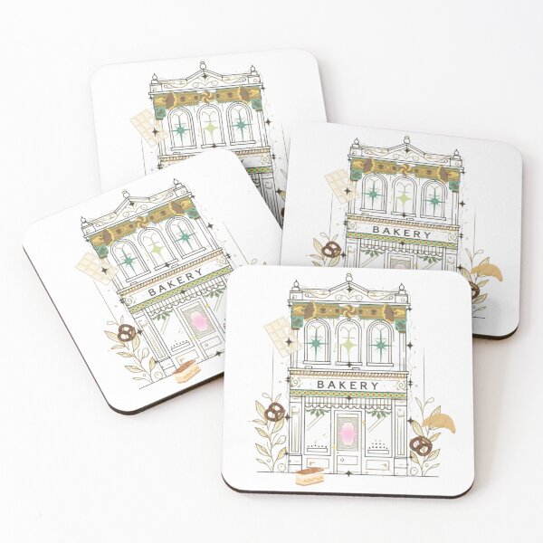 Item preview, Magical Bakery Illustration – Dreamy Cake Shop with Floating Desserts designed and sold by Sugar Wisdom .