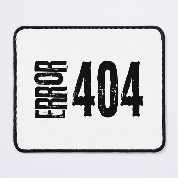 Item preview, Funny Error 404 Page Not Found Geek Humor Design on White designed and sold by Artycom.