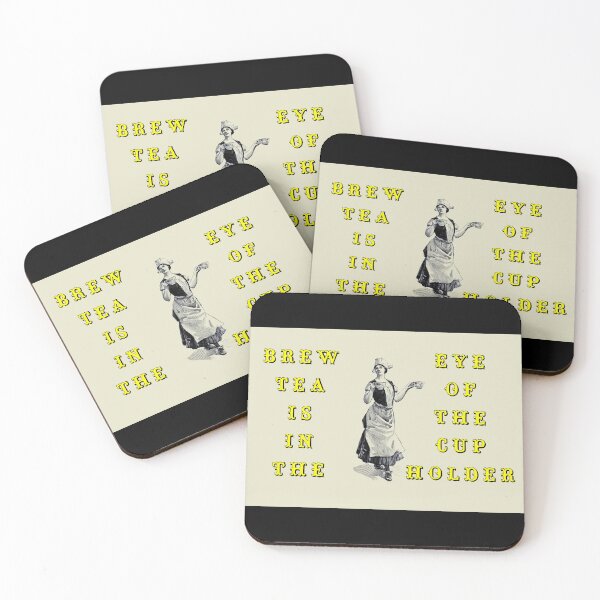 Item preview, Brew Tea Is In The Eye Of The Cup Holder designed and sold by Logo-A-GoGo.