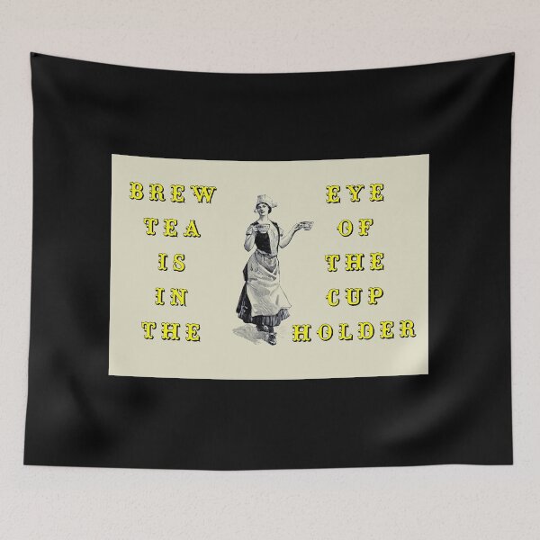 Item preview, Brew Tea Is In The Eye Of The Cup Holder designed and sold by Logo-A-GoGo.