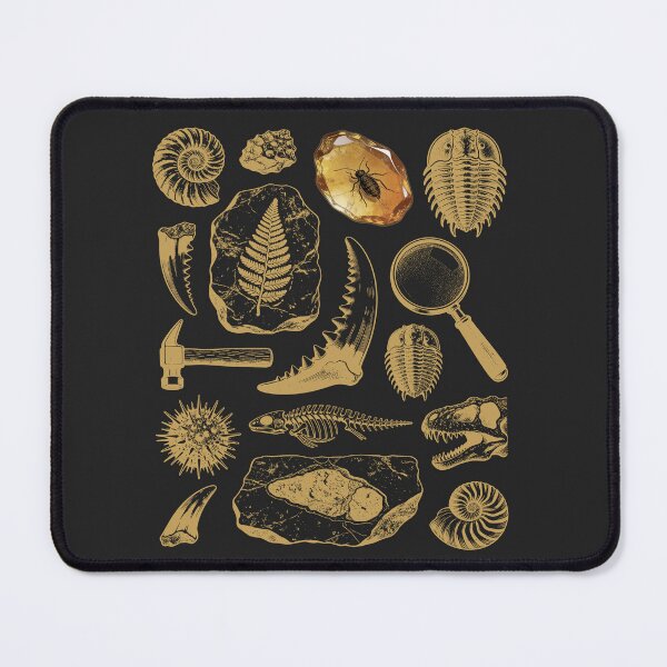 Item preview, Golden Fossil Collection - Vintage Explorer Tattoo Flash designed and sold by DigitalGlade.