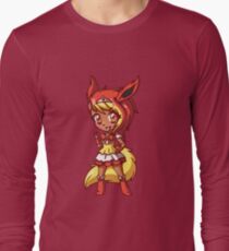 Flareon Magical Girl Chibi Long Sleeve T-Shirt