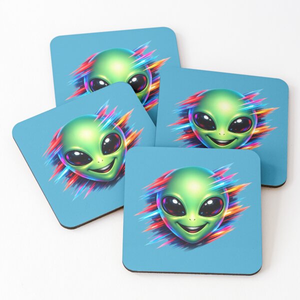 Item preview, Happy Little Invader designed and sold by Cats and Other Things.