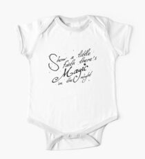 Magic in the night - black text One Piece - Short Sleeve