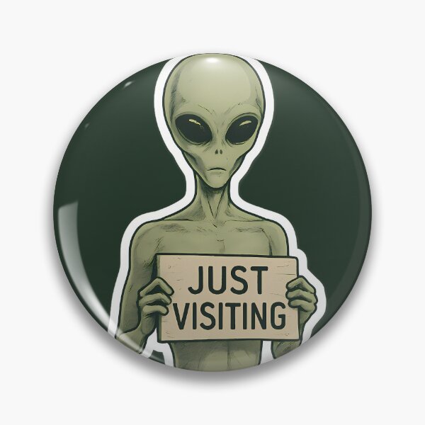 Item preview, Alien visitor designed and sold by JacQhq.