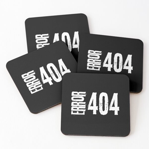 Item preview, Funny Error 404 Page Not Found Geek Humor Design on Black designed and sold by Artycom.