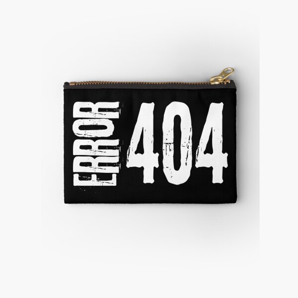 Item preview, Funny Error 404 Page Not Found Geek Humor Design on Black designed and sold by Artycom.
