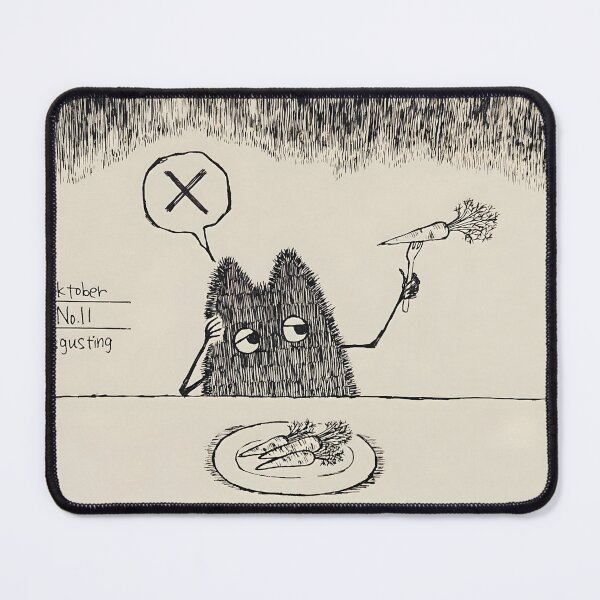 Item preview, Funny Grumpy Creature Picky Eater Ink designed and sold by Morfoporto.