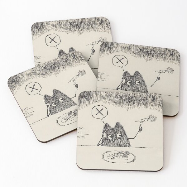Item preview, Funny Grumpy Creature Picky Eater Ink designed and sold by Morfoporto.