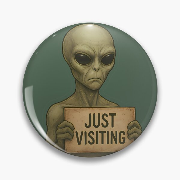 Item preview, Alien visitor designed and sold by JacQhq.
