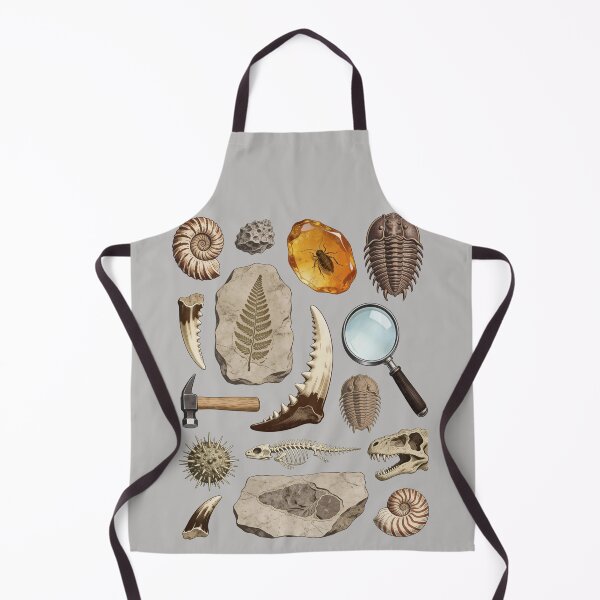 Item preview, Paleontology in Color - Hand-Tinted Fossil Hunter Chart designed and sold by DigitalGlade.