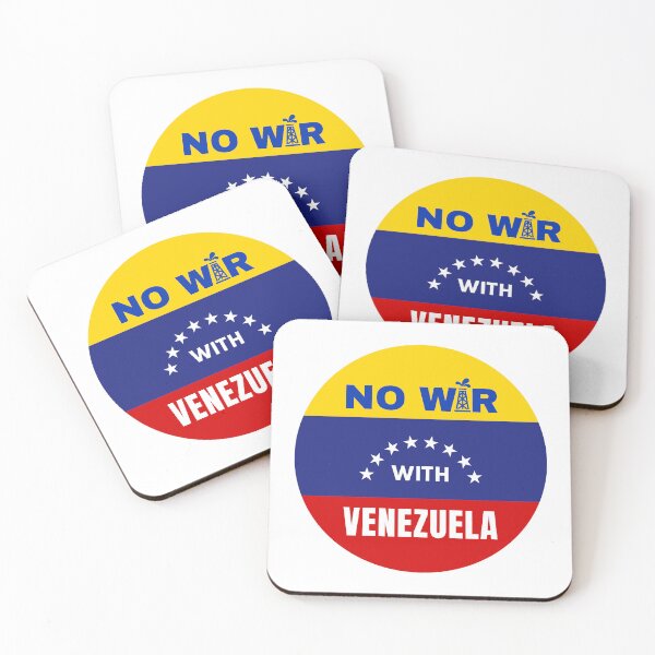 Item preview, No War With Venezuela Circle Flag Peace Design designed and sold by Star3NowForMe.