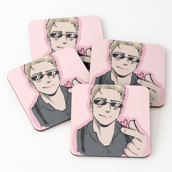 Item preview, Albert Wesker Finger Heart Doodle designed and sold by DaikiBee.