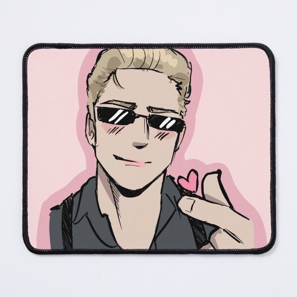 Item preview, Albert Wesker Finger Heart Doodle designed and sold by DaikiBee.