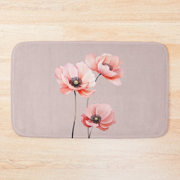 Item preview, Three Light Pink Anemone Flowers designed and sold by Violet Peonies.