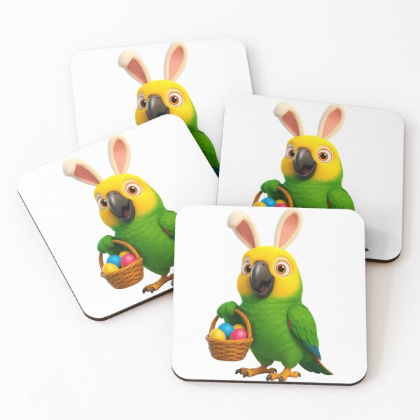 Item preview, Easter Double Yellow Headed Amazon designed and sold by Sillytoe.