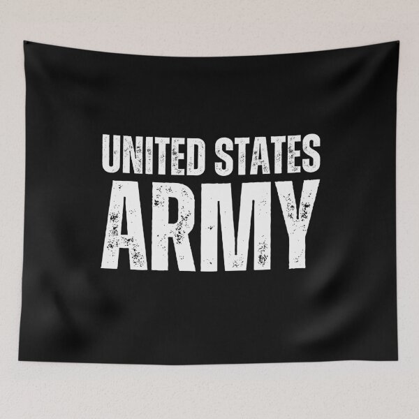 Item preview, United States Army – Bold Patriotic Military Design white worn look font designed and sold by GFamilyC.