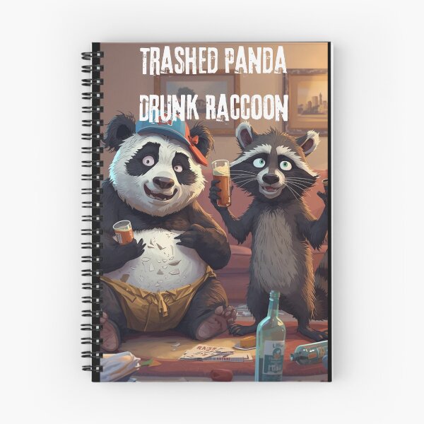 Item preview, Trashed Panda Drunk Raccoon designed and sold by JI-PIXEL-PLACE.