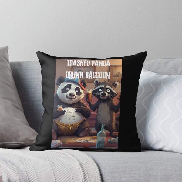 Item preview, Trashed Panda Drunk Raccoon designed and sold by JI-PIXEL-PLACE.